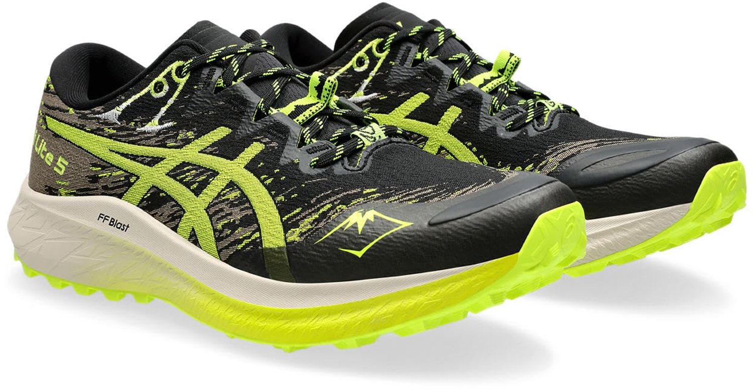 Asics Fuji Lite 5 Hardloopschoen /Safety 10 Zwart