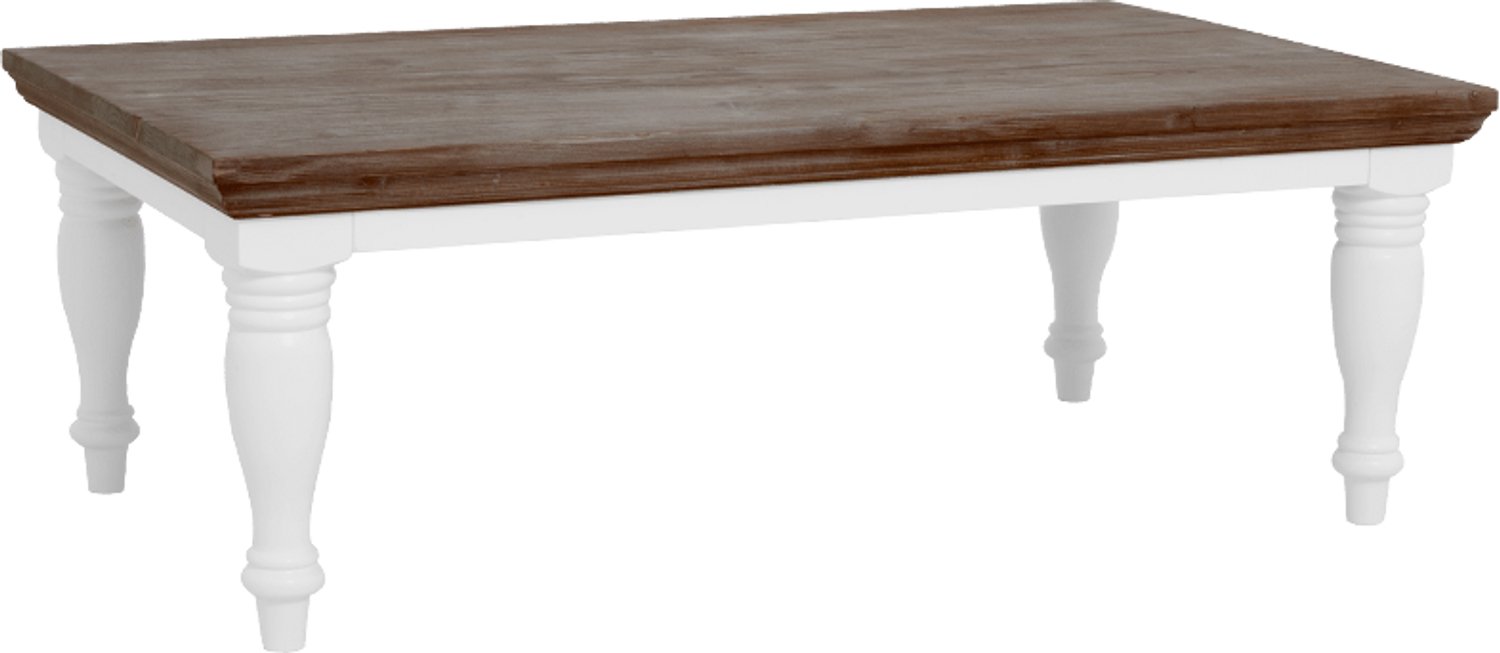 Tower Living Fleur salontafel sierpoot - 130 cm - wit