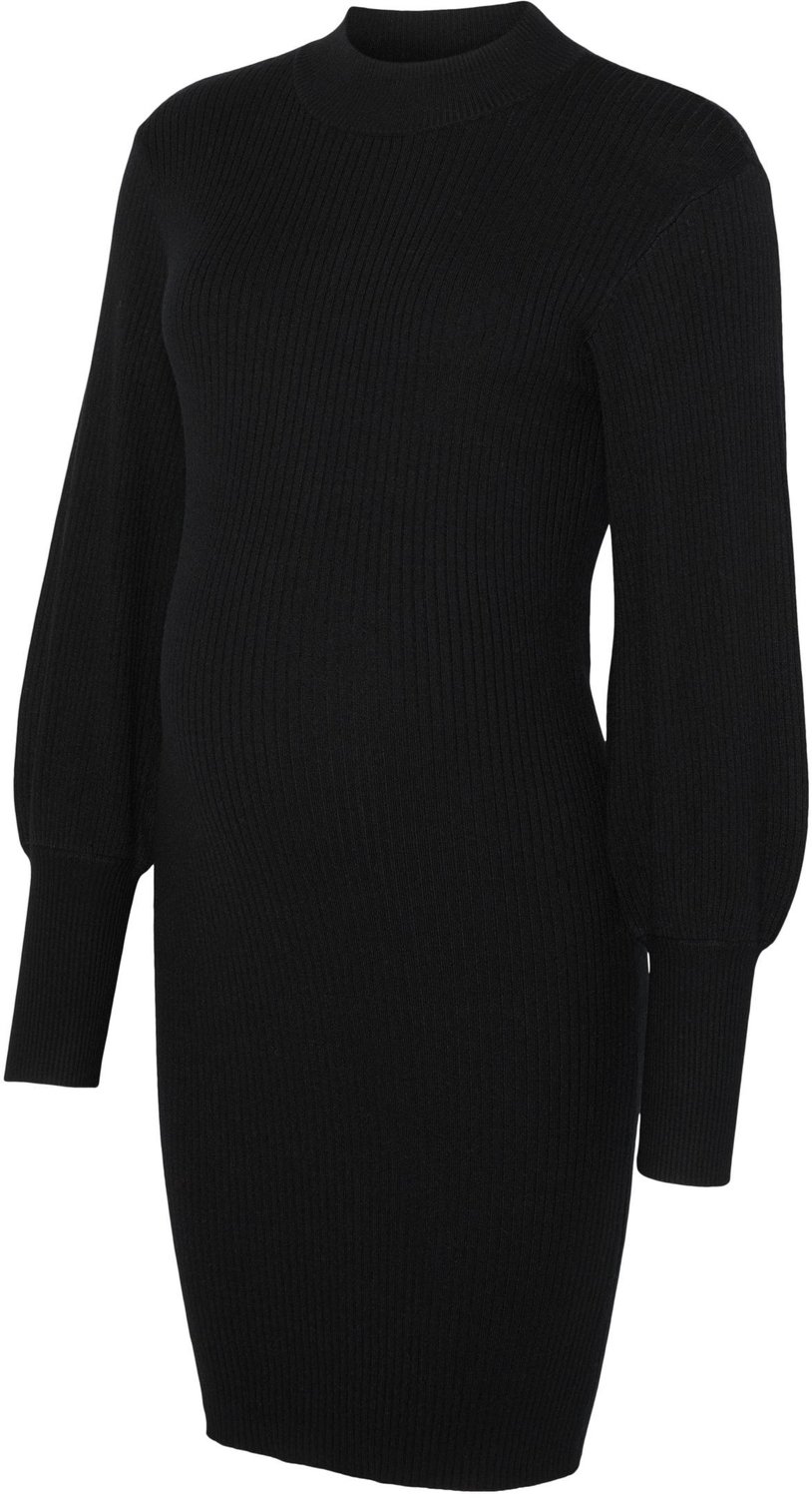 Vero Moda Maternity Gebreide jurk VMMHARPER Zwangerschapsjurk Black 1