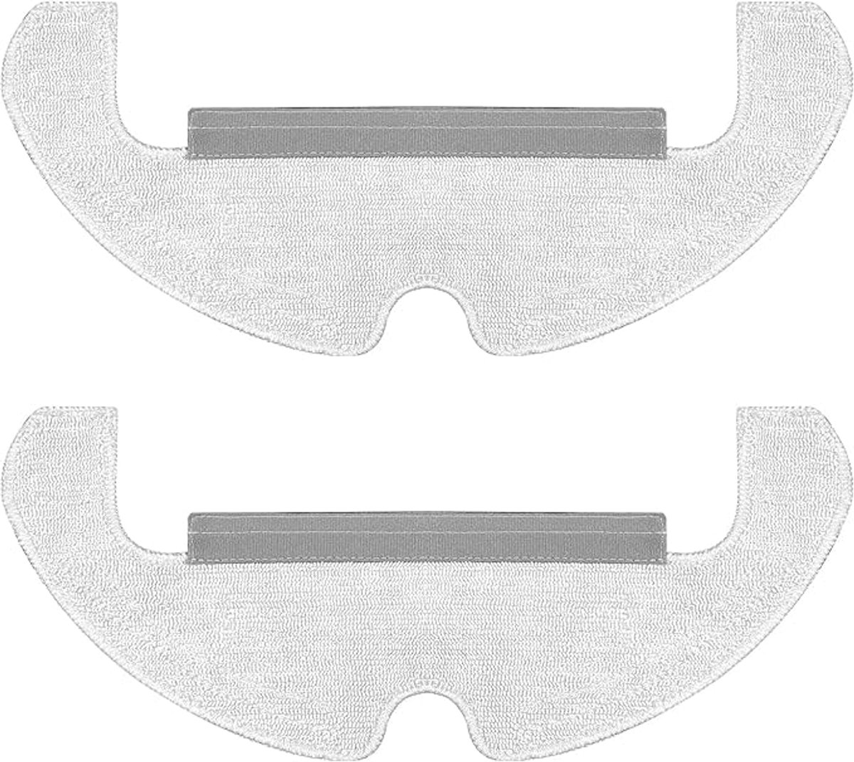 2 stuks wasbare en herbruikbare vervangende dweilen, geschikt voor Dreame D10 Plus Gen 2 robotstofzuiger, geschikt voor Dreame Bot D10 Plus Gen 2 / RLS3D / Z10 Pro / L10 Plus robotstofzuiger-Stijl 1
