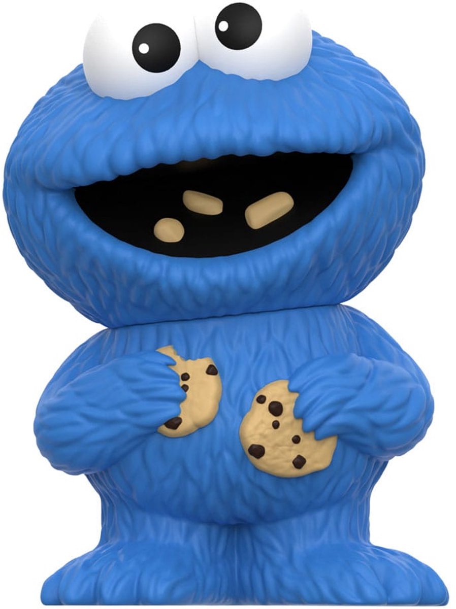 Super7 Sesame Street FUN! FUN! Vinyl Action Figure Wave 02 Cookie Monster 13 cm Beeld