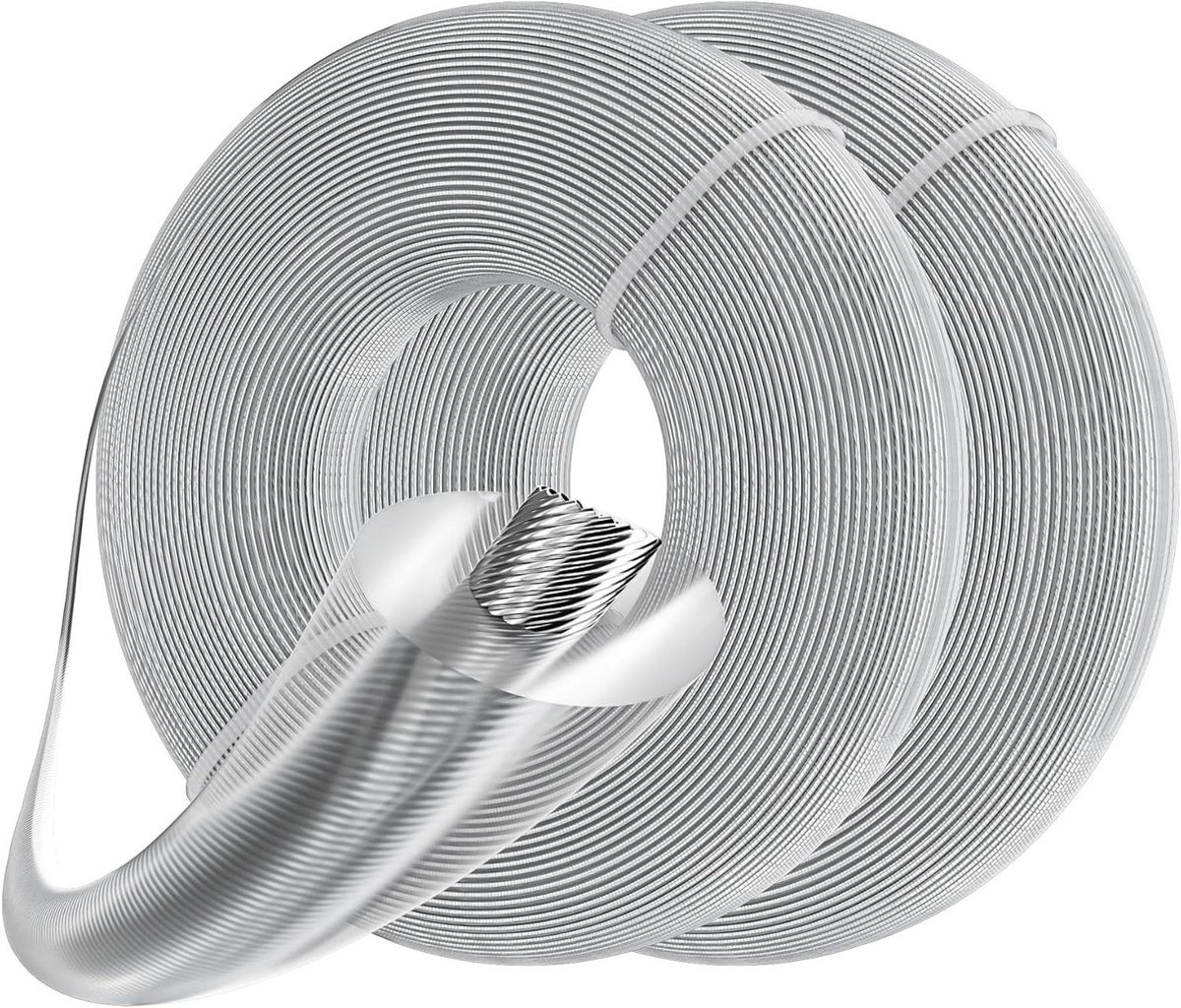 Trimmer Draad - Reserve Draad - Onkruid Snijden - Hoge Snij Efficiëntie - 2.4mm x 50m - Zilver