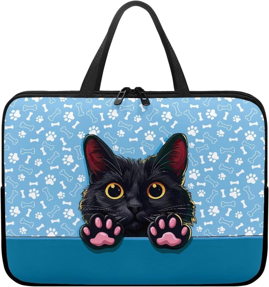 Laptop Sleeve - Notebook Tas - Laptop Beschermen - Waterdichte Stof - 10-17 inch - Grijs