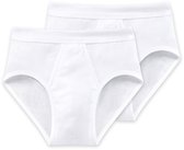 Schiesser 2 PACK Cotton Essentials Heren Slip - Onderbroek Wit