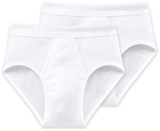 Schiesser Cotton Essentials Heren Slip Wit