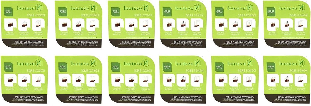 Kokosaarde met zak - Kweeksubstraat - Plantenverzorging - Biologisch afbreekbaar - 120 liter - Bruin
