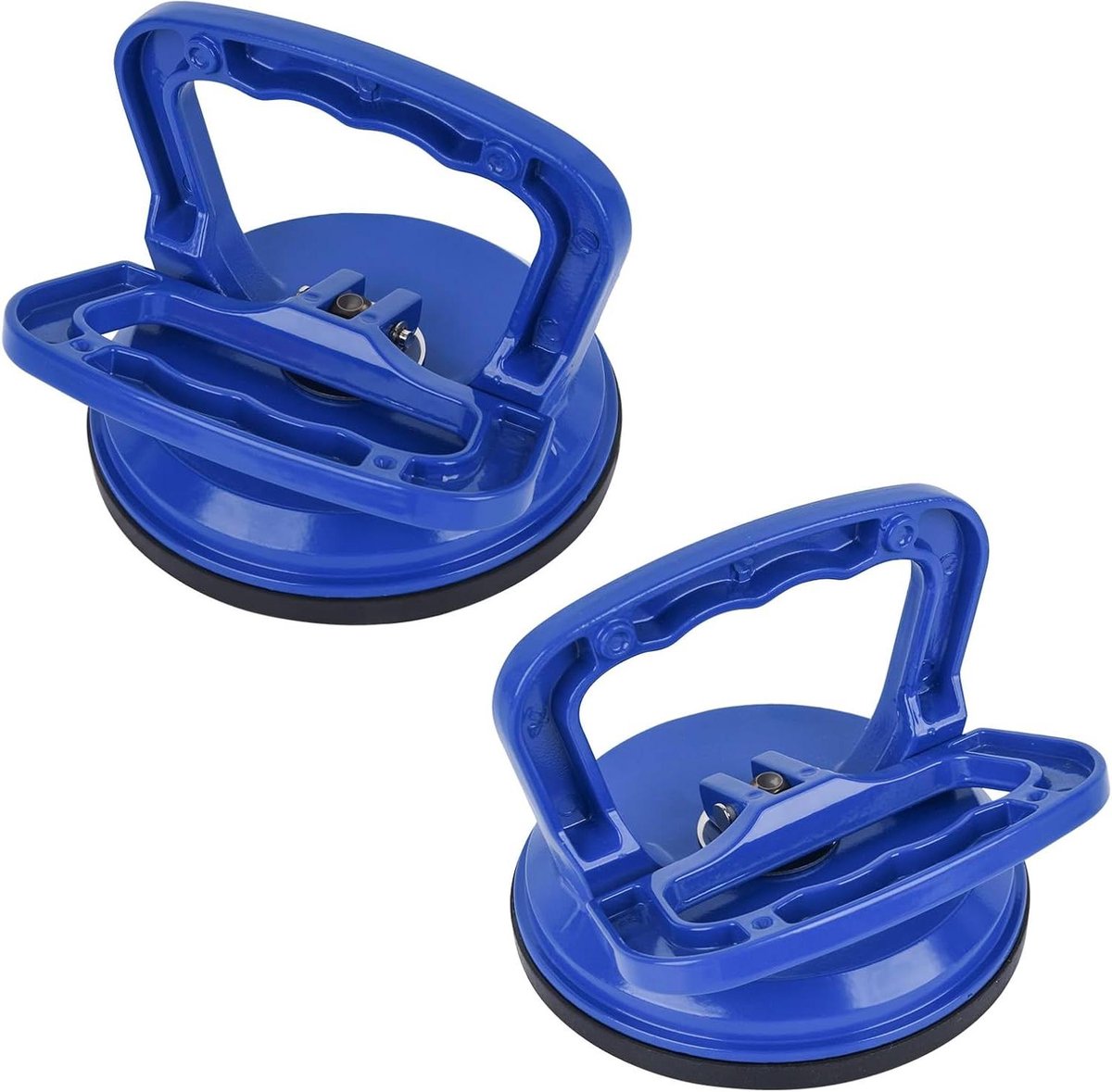 Glazen Zuignap - Vacuüm Lifter - Zware Objecten Verplaatsen - Aluminium Legering - 4.9 Inch Diameter - Blauw