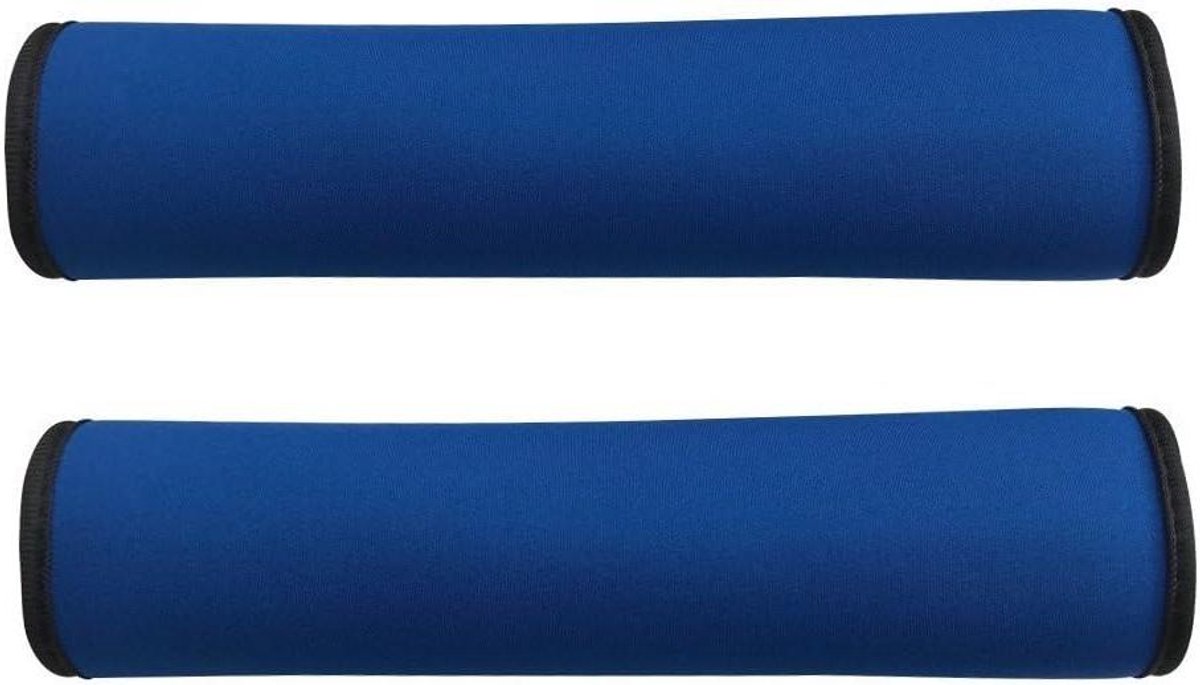 Gordelbeschermers - Schouderkussens - Comfortabel Reizen - Zachte Neopreen - 2 stuks - Blauw Zwart