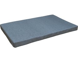 Hondenmat - Honden kussen - Comfortabel rusten - Waterafstotend en afneembaar - 50 x 80 cm - Blauw