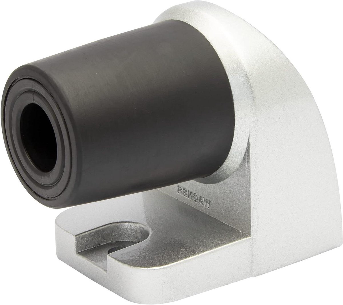Deurstopper Haak - Vloerstopper - Deuren Beschermen - Zware Deuren - 60 x 38 x 50 mm - Aluminium Zwart