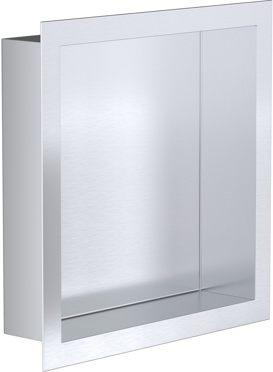 ZIMMER Inbouwnis CORE 30x30 cm RVS – RVS Douchenis – Diepte 10 cm – Naadloos & Waterdicht
