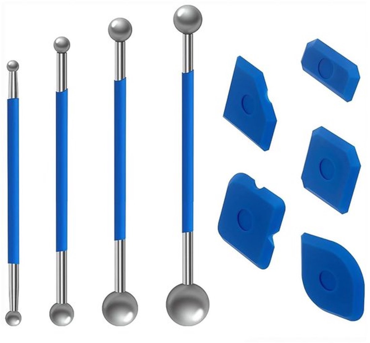Dailygoods - Gereedschapschraperset - Voeggladderset - Ideaal voor