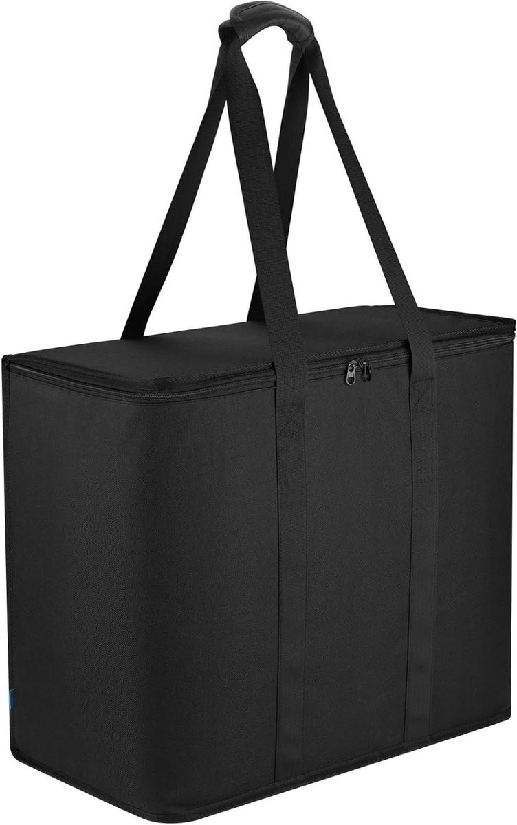 Opbergtas Luchtbed - Draagtas Matras - Kampeer Accessoires - Verstevigd Handvat - 52 x 25 x 43 cm - Zwart