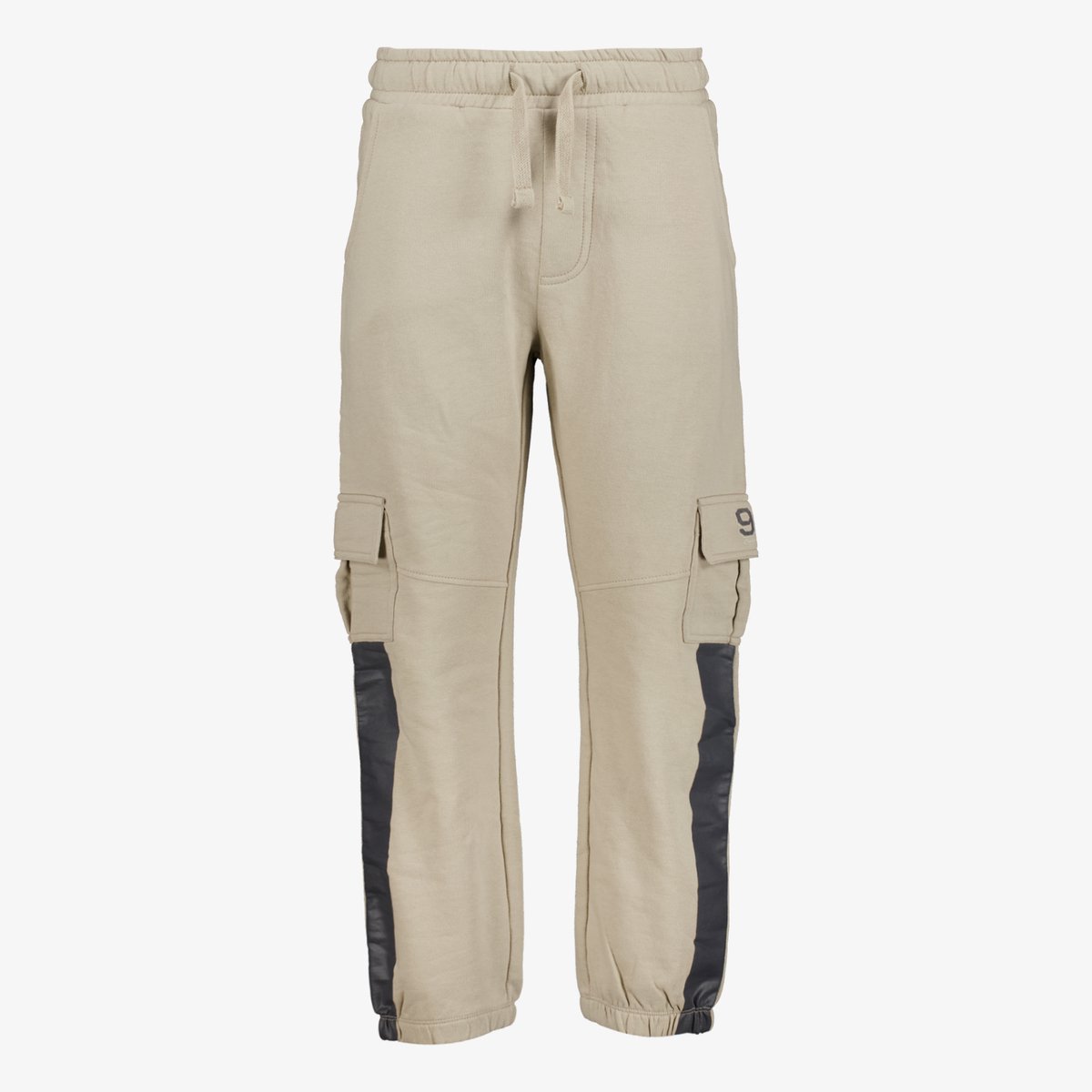 Unsigned jongens cargo joggingbroek beige - Maat 98/104 - Sweatpants
