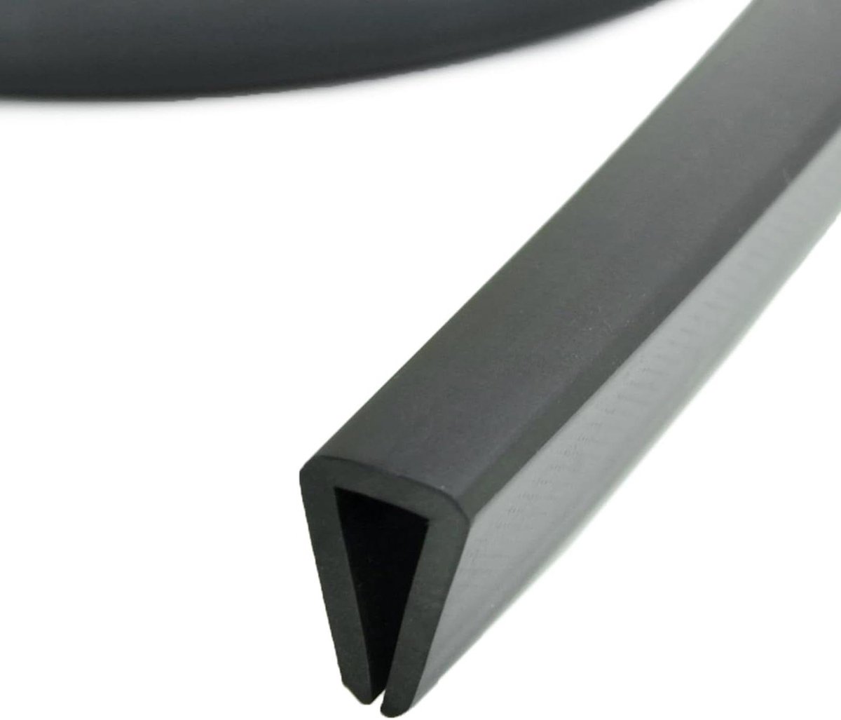 Randbeschermingsprofiel - Afdichtingsprofiel U-profiel - Rand afdichten - Flexibel EPDM materiaal - 10 meter - Zwart