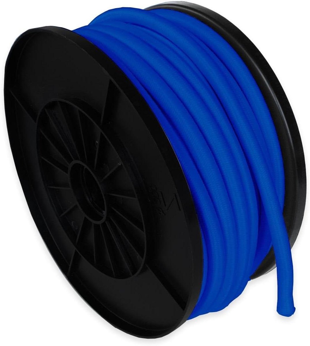 Bungee Koord - Elastisch Touw Spanner - Dekzeilen Bevestigen - Professionele Kwaliteit - 9 mm x 25 meter - Blauw