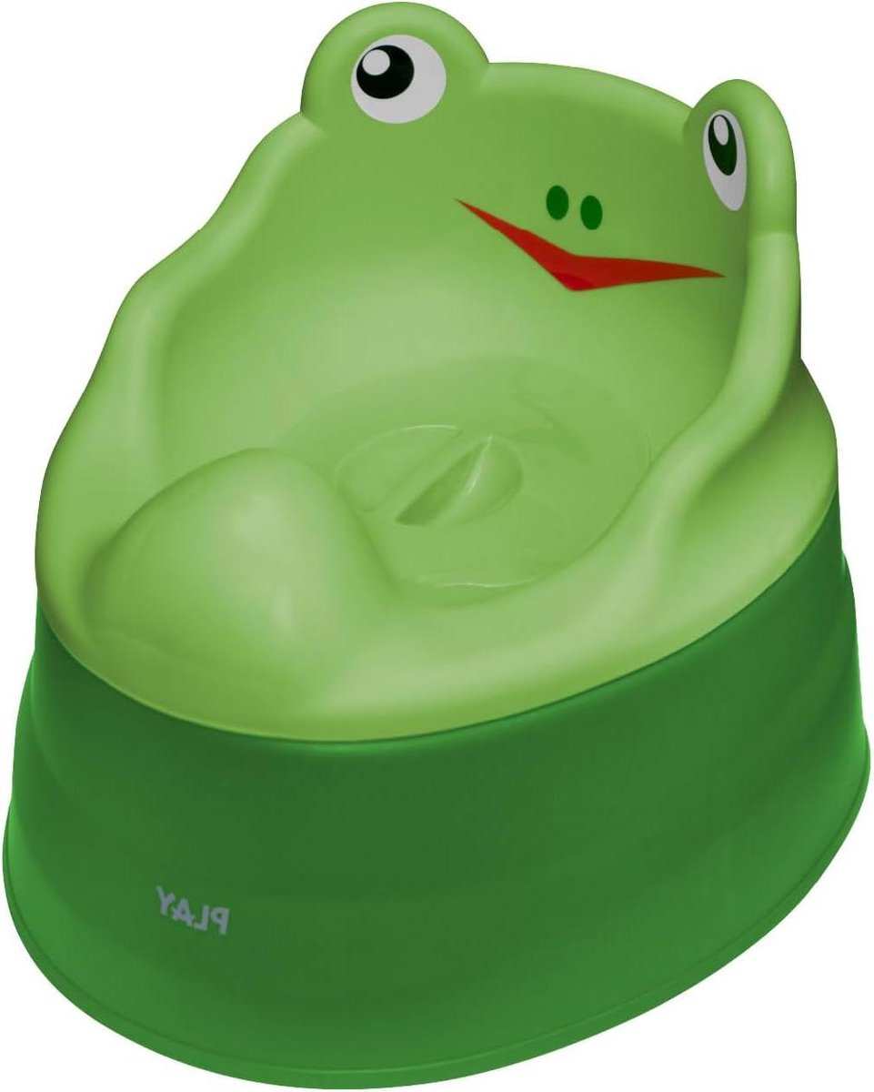 Kinderpotje Kikker - Potty Potje - Zindelijkheidstraining - Aanpasbaar aan toilet - 37 x 33 x 28 cm - Groen