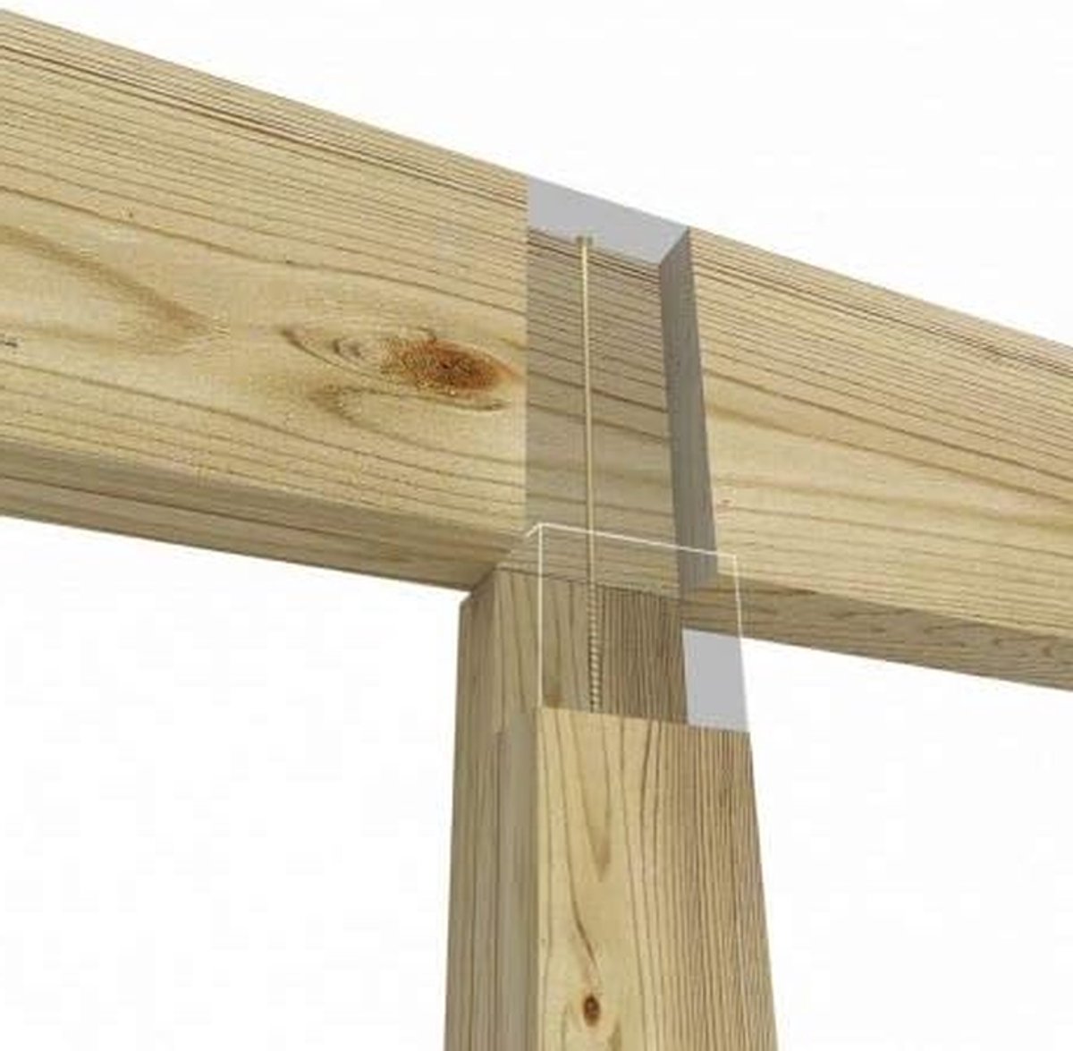 Houtschroeven - Metaalschroeven - Houtverbindingen Maken - Zelf Tappend - 8 x 140 mm - Geel Verzinkt