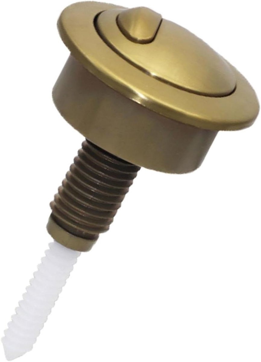 Toilet Spoelknop - Reservedeel Tank - Water Besparen - Dual Flush Systeem - 1 Stuk - Goud