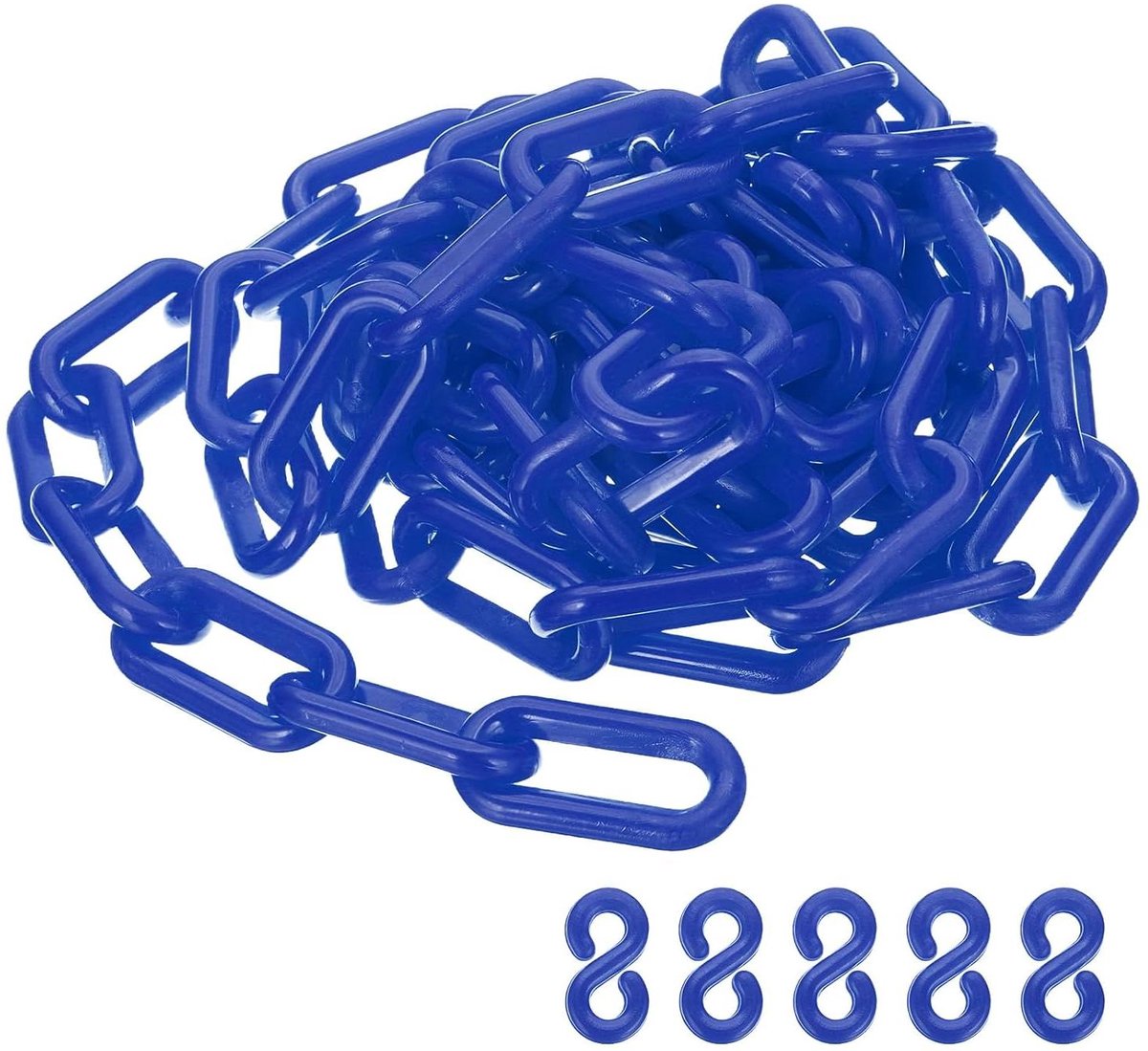 Kunststof Ketting - Barrière Ketting - Toegang Beheren - Weerbestendig Materiaal - 3 meter - Blauw