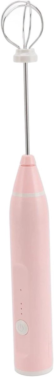 Elektrische Mini Garde - Draadloze Klopper - Drankjes Schuimen - 3 Snelheidsstanden - 165 g - Roze