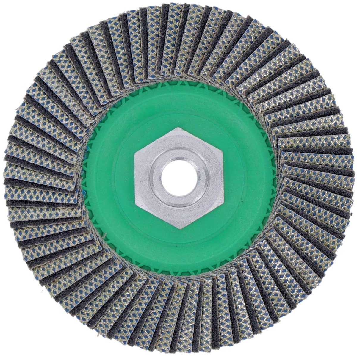 Diamant Lamellenschijf - Slijpschijf Tegel - Natuursteen Slijpen - Hybride Lamellen - 115 mm - Grijs