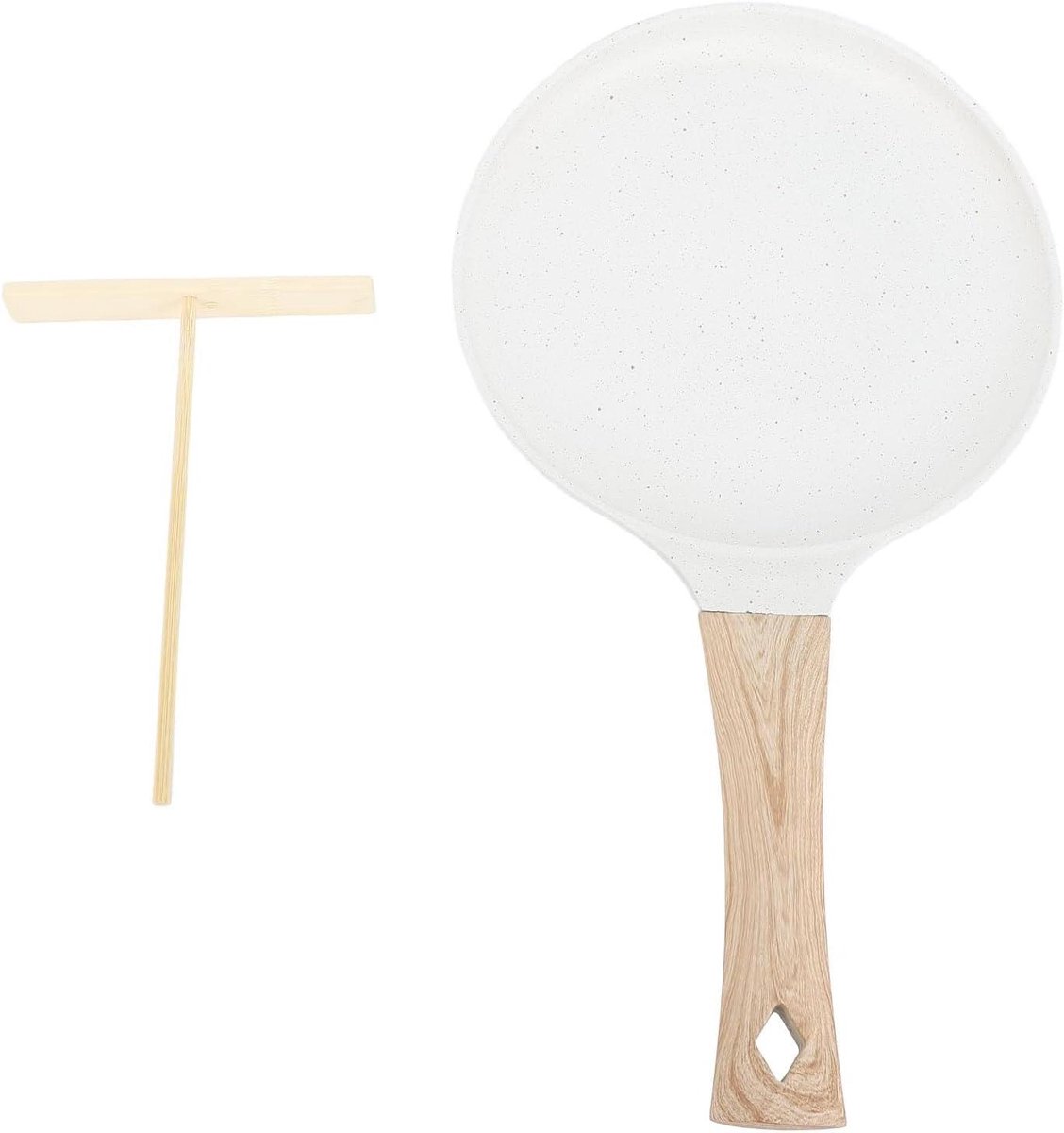Crêpepan Pannenkoekenpan - Platte Koekenpan - Ontbijt Maken - Anti-aanbaklaag - 21 cm - Zwart