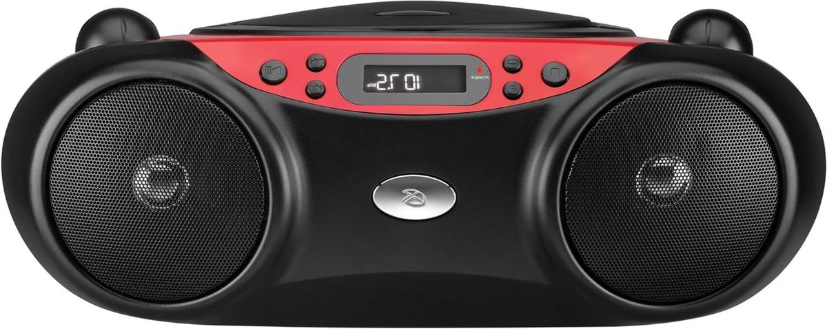 Draagbare CD Boombox - Radio CD Speler - Muziek Luisteren - Bovenlader CD Deur