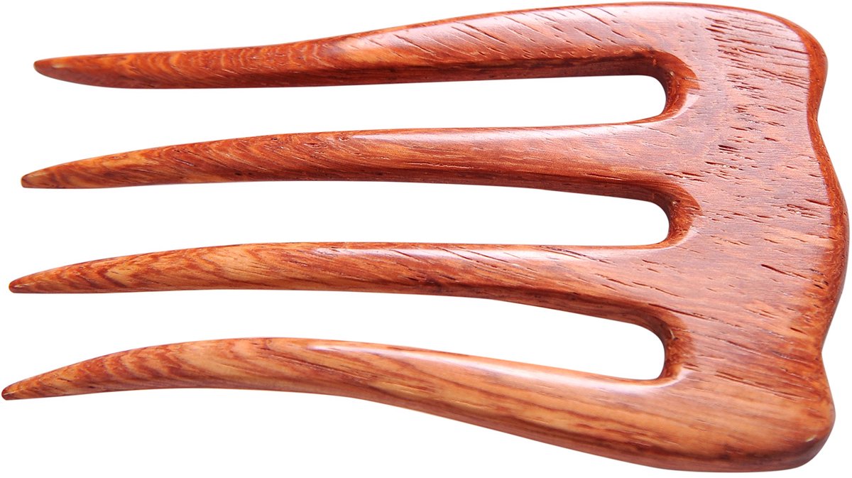 Houten Haarspelden Haarvorkje 4 Tande Haarstokje Haarpinnen Voor Vrouwen Met Lang Haar