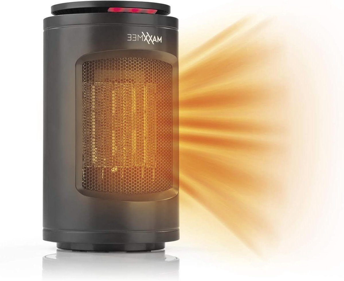 Tafelverwarming - Compacte Verwarming - Snelle Warmte - Keramische Technologie - 1200W - Zwart