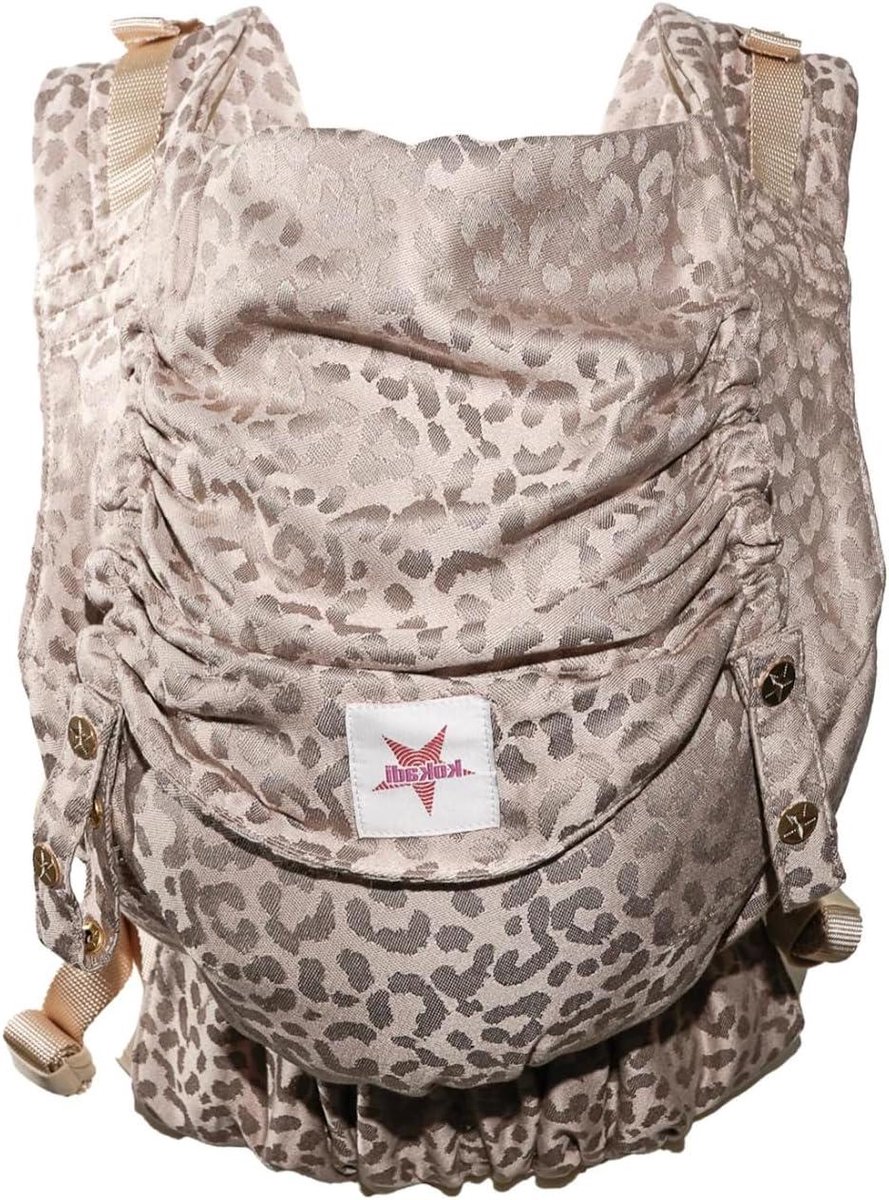 Babydraagzak - Baby drager - Baby dichtbij - Meegroeiend ontwerp - 3.5 tot 15 kg - Safari Eleni