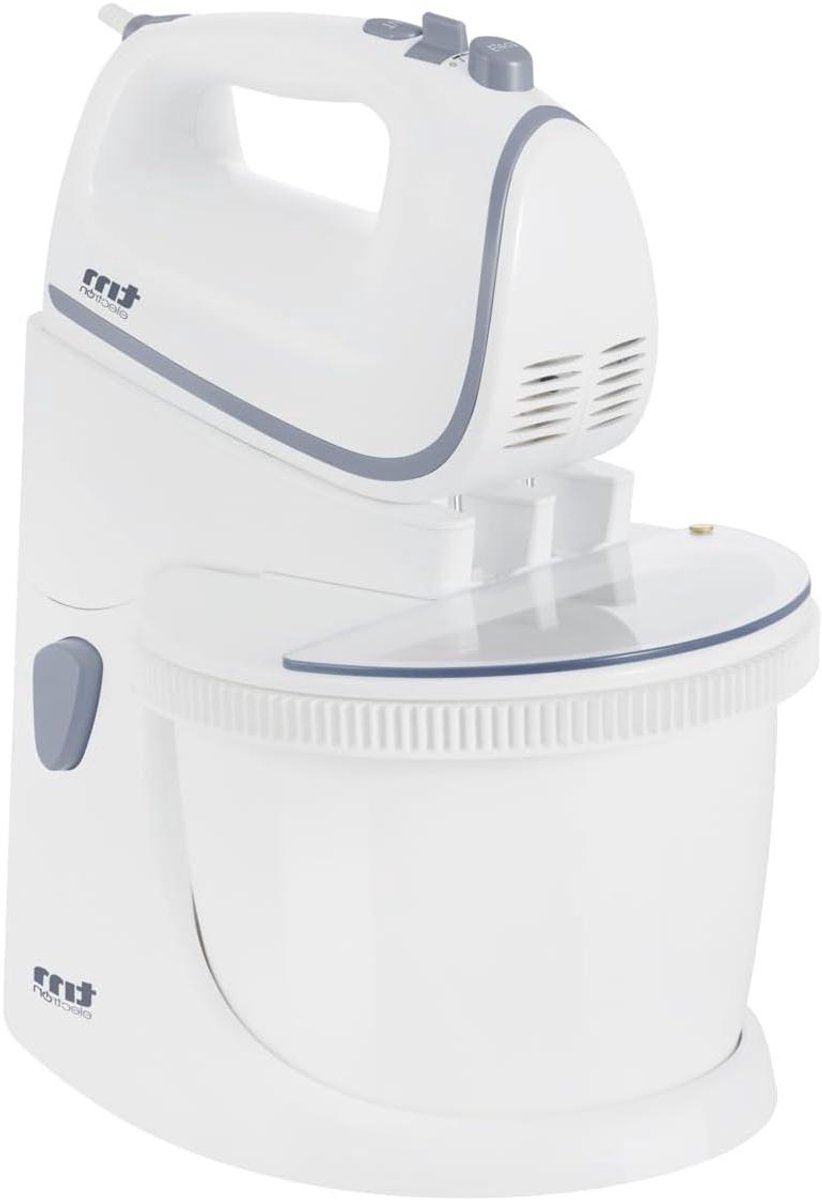 Keukenmachine Wit - Mixer Deegmaker - Bakken En Koken - 5 Snelheden Turbo - 2.5 Liter Kom - Wit