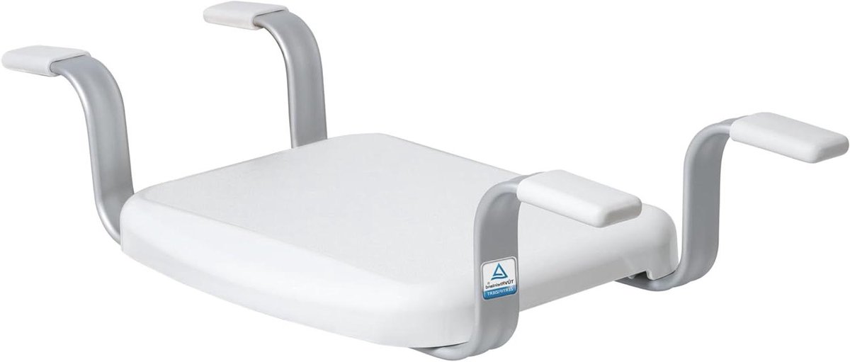 Badzitje - Zitje voor bad - Veilig baden - Stabiel tot 150kg - 59-72 cm binnenmaat - Wit