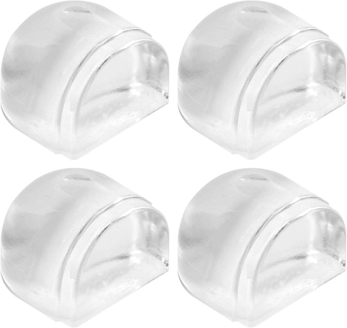 Deurstoppers Set - Vloerbeschermers - Muren Beschermen - Zelfklevend - 4 Stuks - Transparant