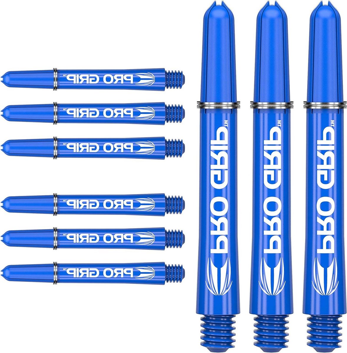 Darts Schachten - Dart Assen - Darts Spelen - Pro Grip Ontwerp - Medium - 48mm - Blauw