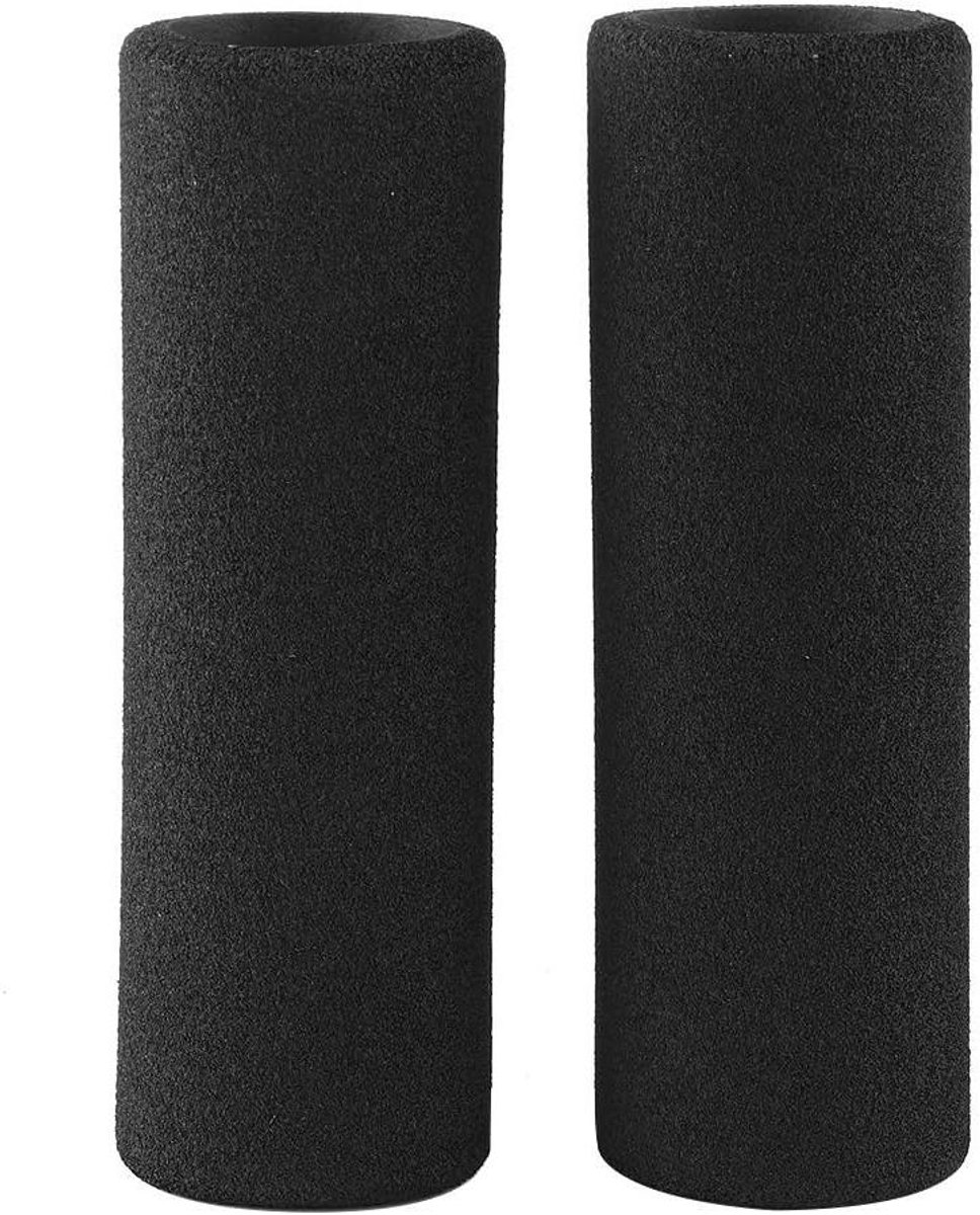 Motorfiets Handvatten - Schuim Covers - Comfortabel Rijden - Trillingsdempend - 30mm Binnendiameter - Zwart