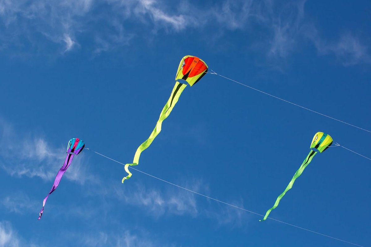 Vlieger - Zachte Vlieger - Buiten Spelen - Zonder Stokken - 124 x 81 cm - Groen