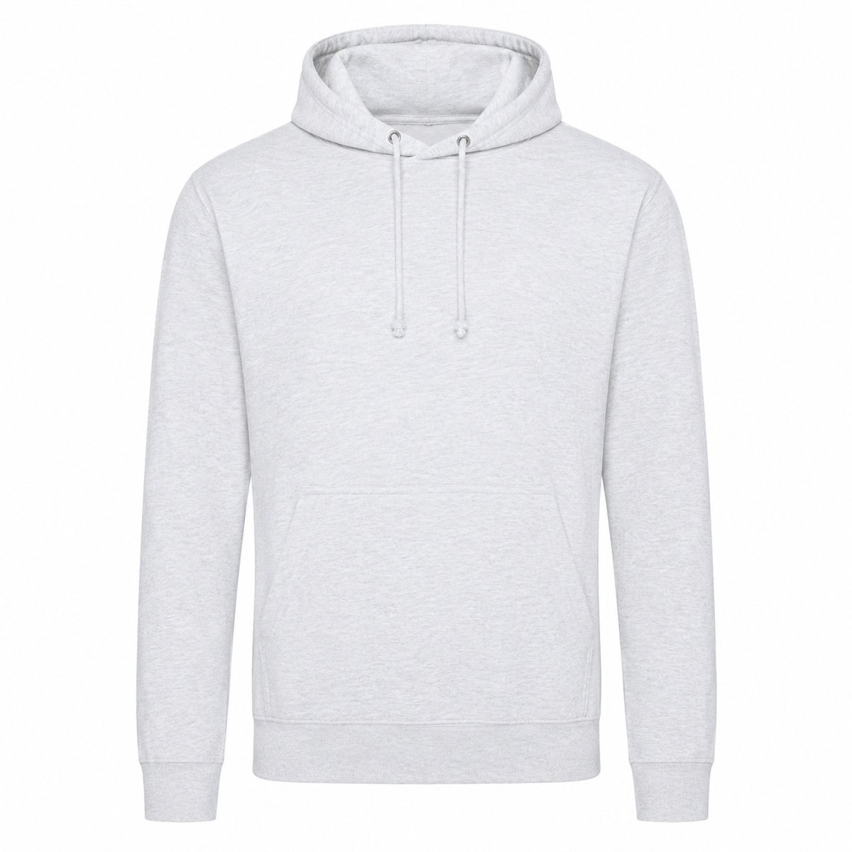 Hoodie Heren – Sweater met Capuchon – 80% Katoen – Lichtgrijs 3XL