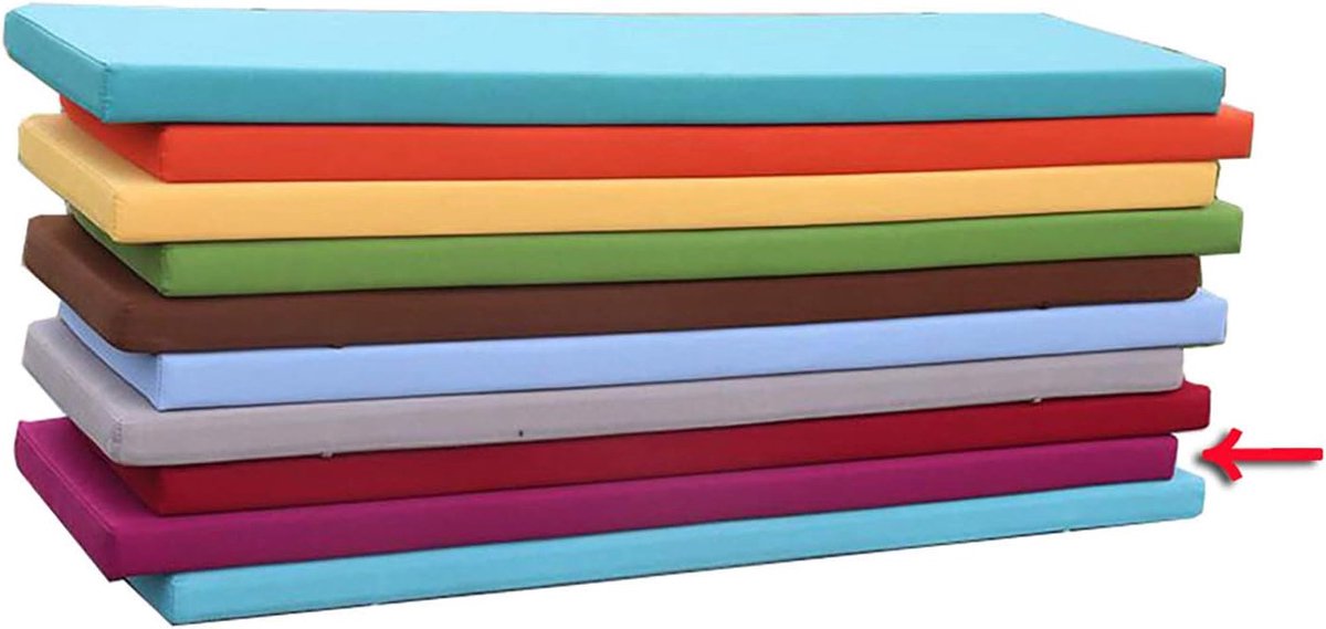 wangk Bench Pad Comfortabel Kussen 5cm dik Tuinbank Kussen Tuin Patio Bench Pad-Paars 80×30×5cm (31×12×2in)