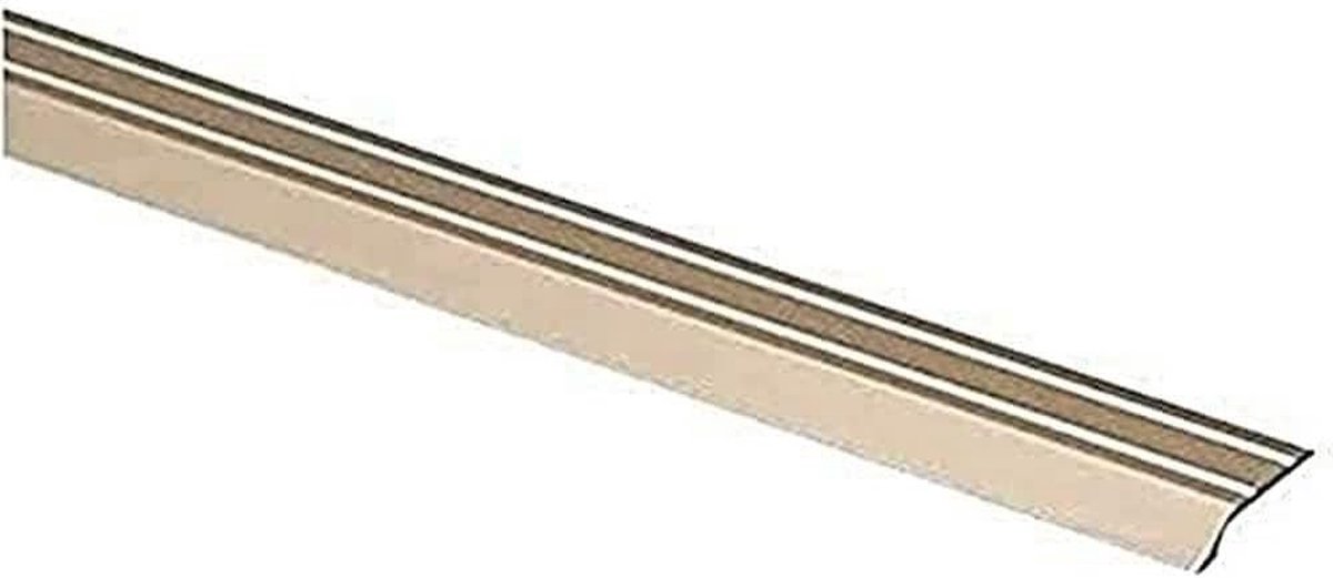 Egalisatieprofiel Zelfklevend - Vloerprofiel Aluminium - Vloeren Afwerken - Roestvrijkleurig Geanodiseerd - 900 x 30 mm - Aluminium