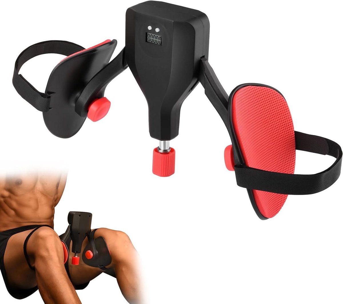 Dij Trainer - Heup Trainer - Thuis Trainen - Verstelbare Weerstand - 35 kg - Grijs