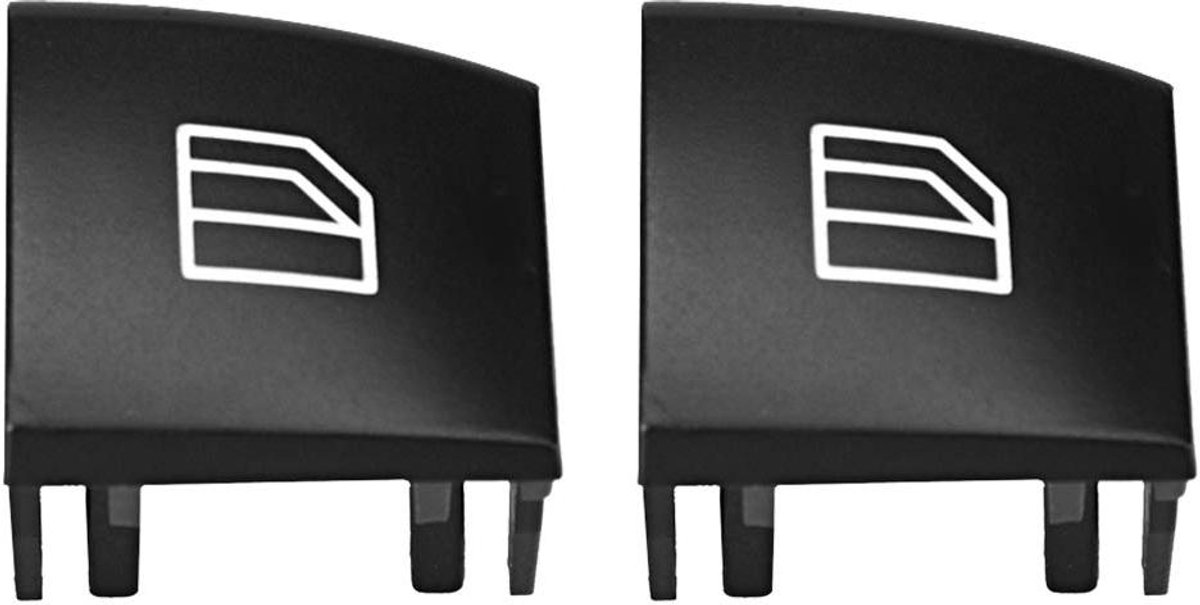 Raambediening Auto - Elektrische Raamschakelaar - Auto Reparatie - Directe Vervanging - 1 Paar - Zwart