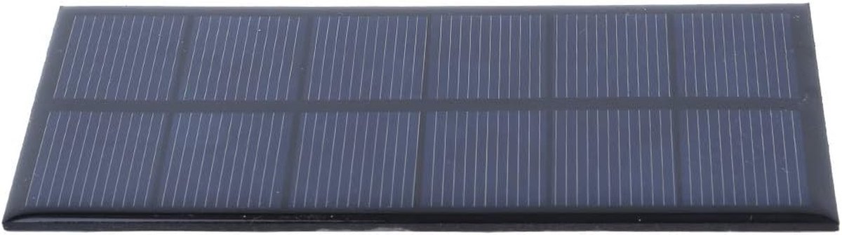 Zonnepaneel - Draagbare Cel - Energie Opladen - Stabiele Spanning - 120 x 60 mm - Zwart
