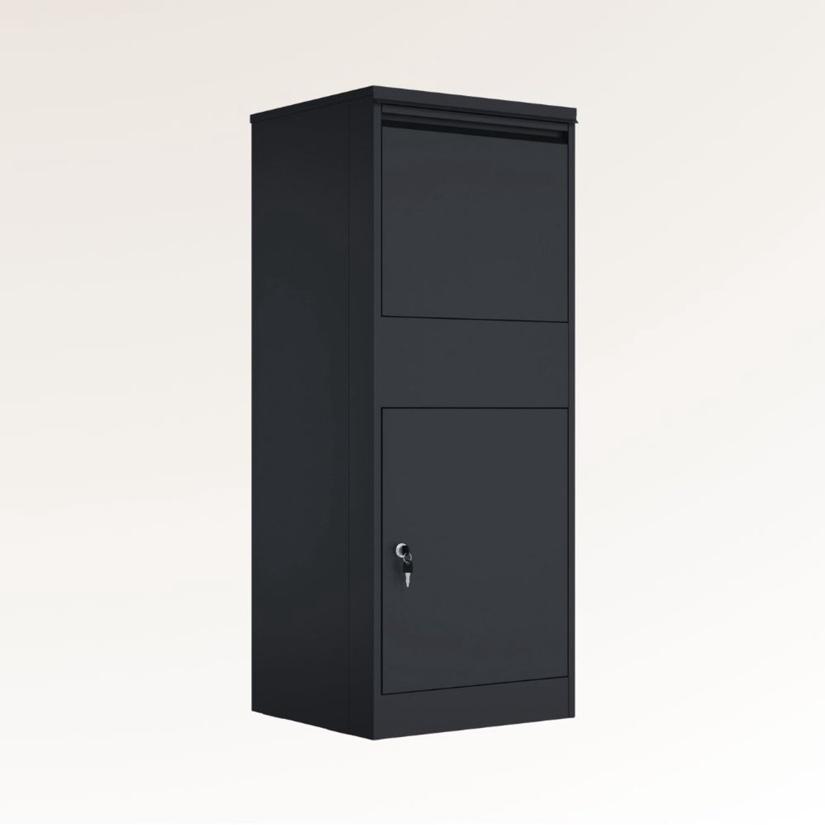 ParcelXL Core Pakketbrievenbus – Grote pakketbox – Metaal – Voor Pakketten en Briefpost - Zwart