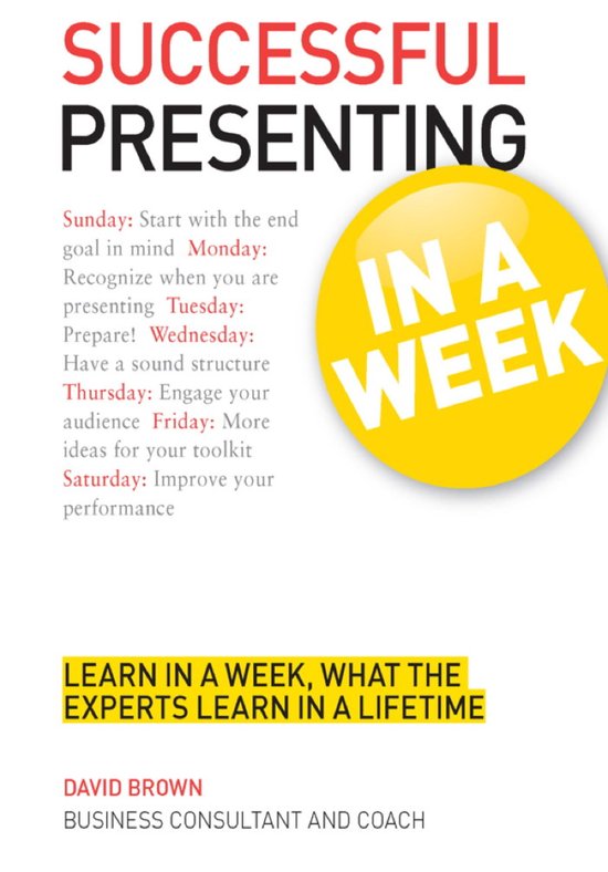 Successful Presenting in a Week: Teach Yourself - cover