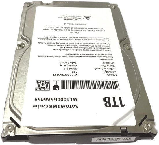 1TB Interne Desktop Harde Schijf 3.5" SATA III 5900 RPM voor PC en DVR van Merkloos — afbeelding 2