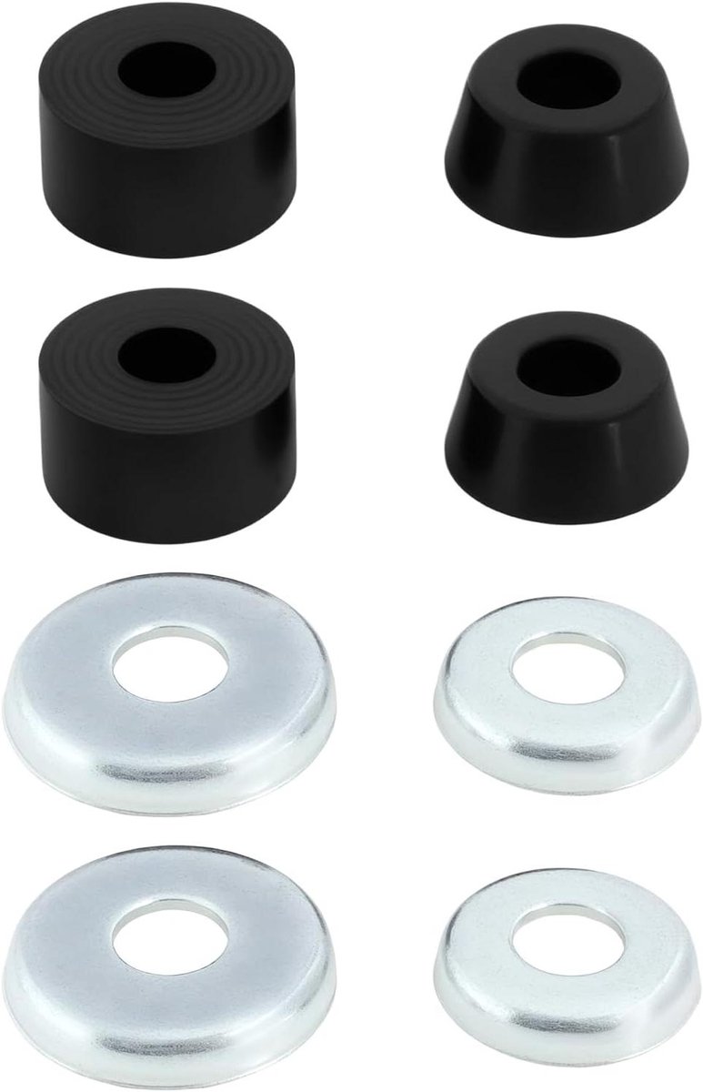 Skateboard Bussen Set Cilinder Kussens Skateboarden Verbeteren Harde 95A Duurzaam Rubber 25x13mm