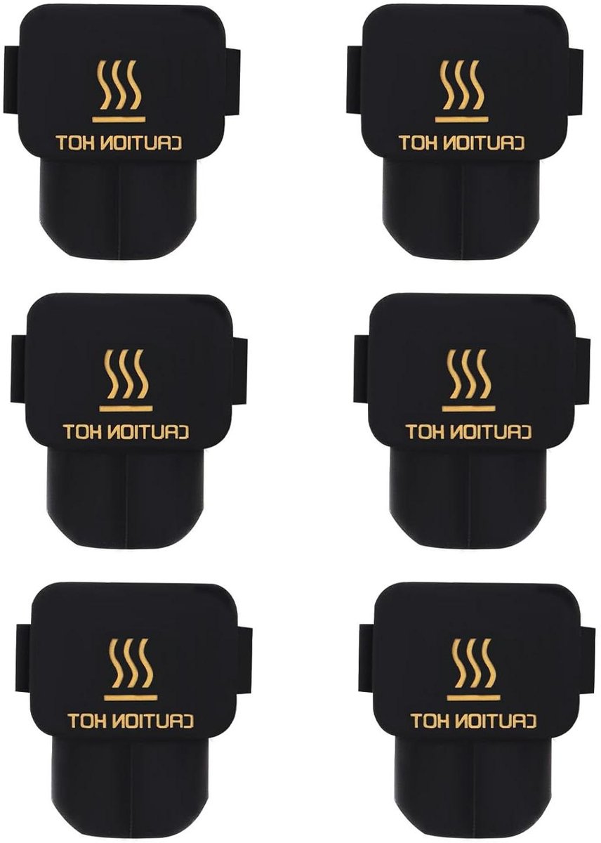 Siliconen Sokken - Hotend Covers - 3D Printer Onderhoud - Hoge Temperatuurbestendig - 12 Stuks - Zwart