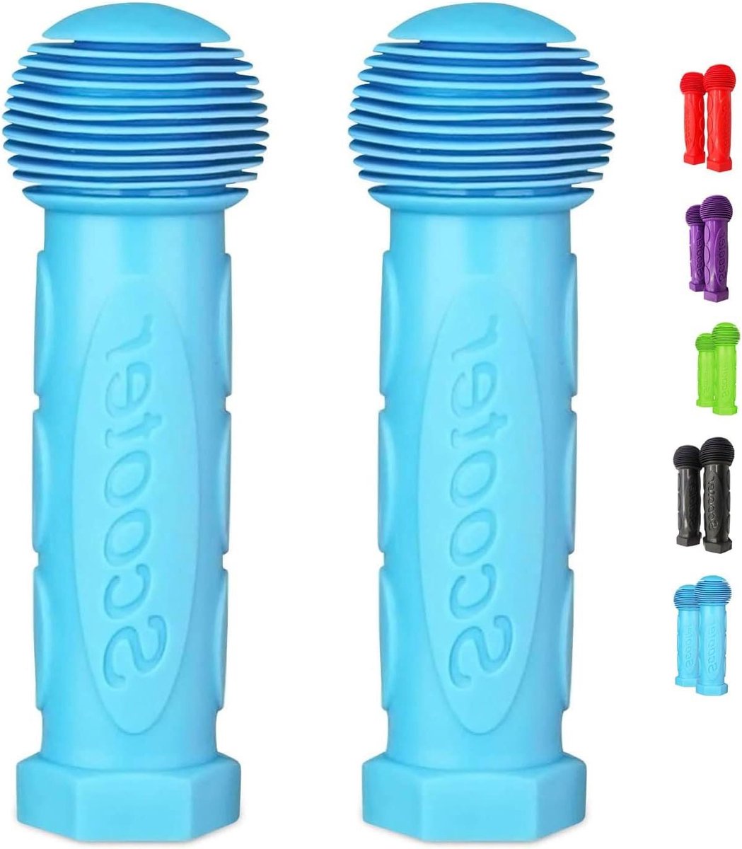 Fietshandgrepen Kinderen - Scooter Handgrepen - Veilig Fietsen - Antislip Ontwerp - 2 stuks - Blauw