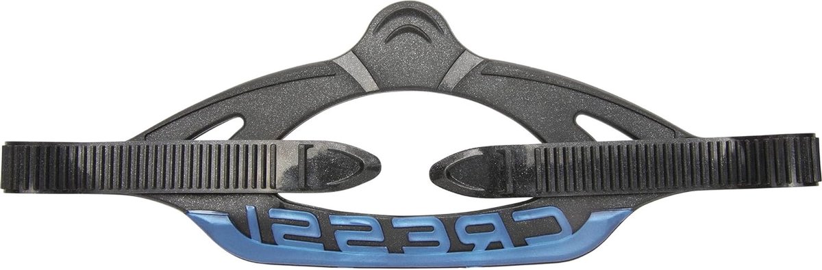 Vervangende Maskerband - Duikmasker Riem - Watersport Zekerheid - Originele Pasvorm - Standard - Zwart Blauw Metaal
